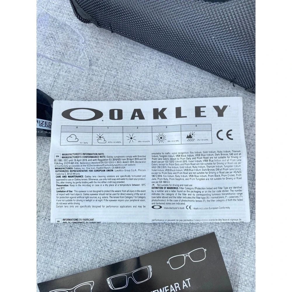 Oakley Radar EV Path Sunglasses Mens One Size Black Prizm Polarized Blue Shield